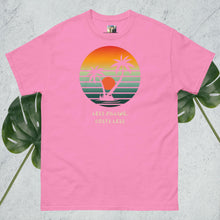 Load image into Gallery viewer, SUNSETS! Less filling and zero dineros! Chill and enjoy wherever you are! Unisex classic tee