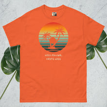 Load image into Gallery viewer, SUNSETS! Less filling and zero dineros! Chill and enjoy wherever you are! Unisex classic tee